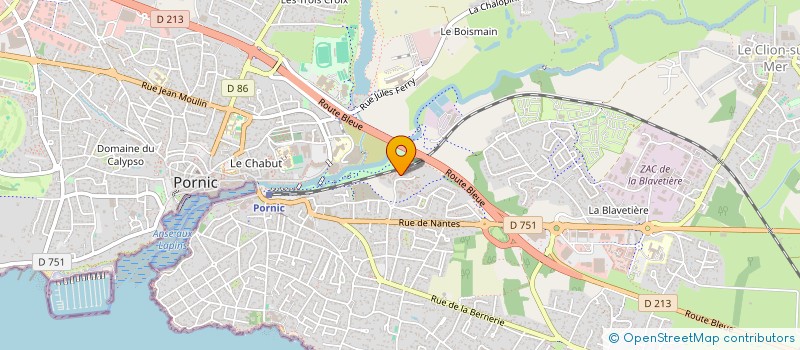 localisation de l'entreprise MADAME HELENE PRIOU  PORNIC