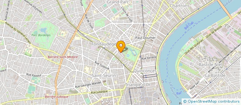 localisation de l'entreprise MADAME HELENE PROST  BORDEAUX