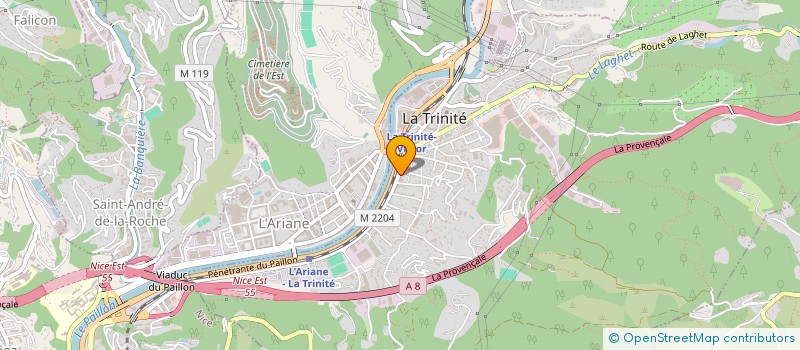 localisation de l'entreprise MADAME HELENE PROUT à LA TRINITE