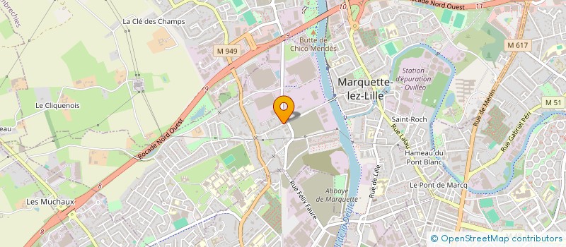 localisation de l'entreprise MADAME HELENE PROVENCALLE à MARQUETTE-LEZ-LILLE