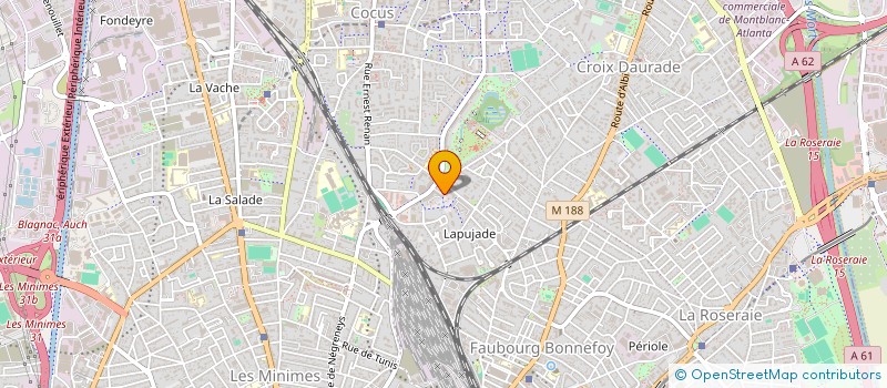 localisation de l'entreprise MADAME HELENE PRUVOST à TOULOUSE