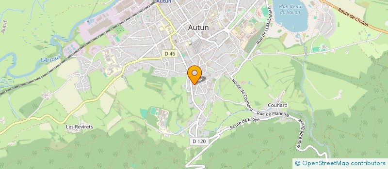 localisation de l'entreprise MADAME HELENE PURCELL  AUTUN