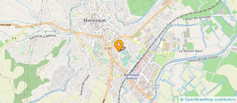 localisation de l'entreprise MADAME HELENE QUENSON à MANOSQUE