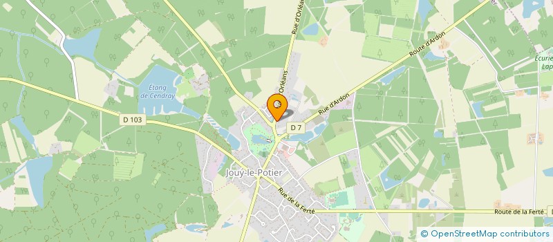 localisation de l'entreprise MADAME HELENE QUEVREUX à JOUY-LE-POTIER