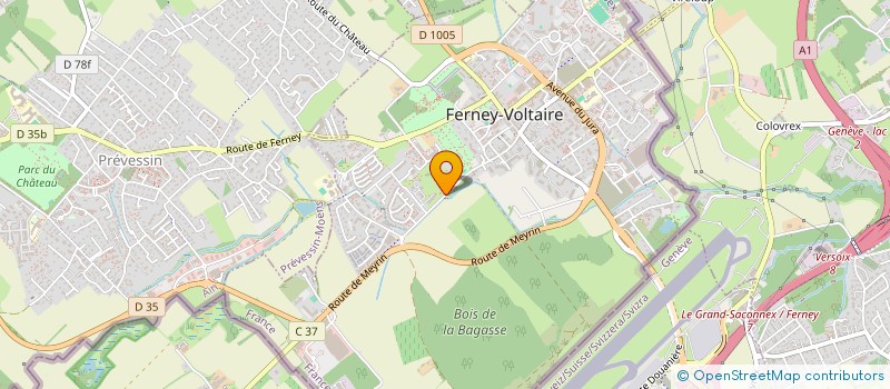 localisation de l'entreprise MADAME HELENE QUEYRANE à FERNEY-VOLTAIRE