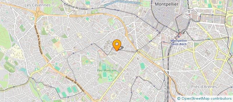 localisation de l'entreprise MADAME HELENE QUEYSSALIER  MONTPELLIER