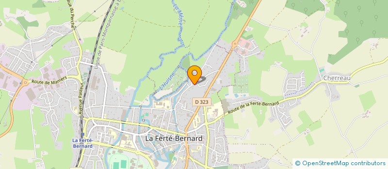 localisation de l'entreprise MADAME HELENE QUILLET à LA FERTE-BERNARD