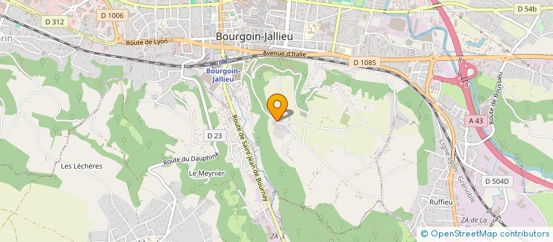 localisation de l'entreprise MADAME HELENE QUINTAS  BOURGOIN-JALLIEU