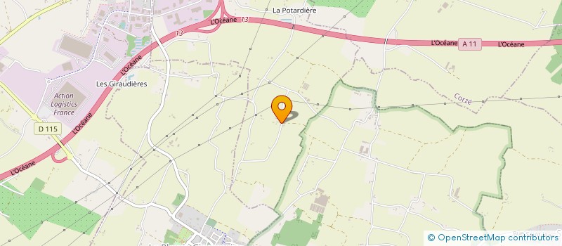 localisation de l'entreprise MADAME HELENE RABU  RIVES-DU-LOIR-EN-ANJOU