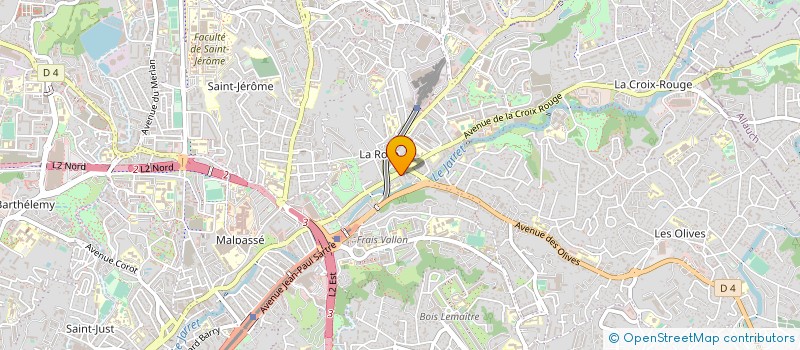 localisation de l'entreprise MADAME HELENE RAINAUD à MARSEILLE