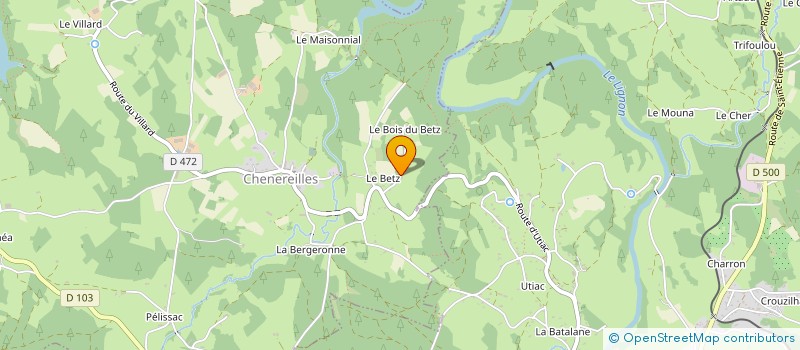 localisation de l'entreprise MADAME HELENE RANCON à CHENEREILLES
