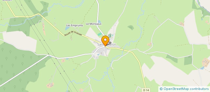 localisation de l'entreprise MADAME HELENE RAOUT à CLERE-DU-BOIS