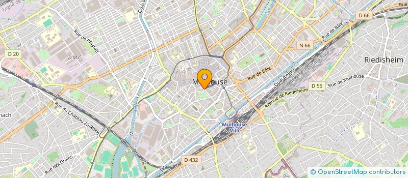 localisation de l'entreprise MADAME HELENE RAPP  MULHOUSE