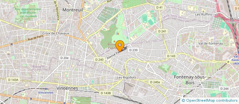 localisation de l'entreprise MADAME HELENE RATERO à FONTENAY-SOUS-BOIS