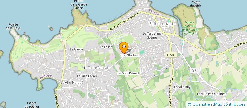 localisation de l'entreprise MADAME HELENE RAULET  SAINT-LUNAIRE