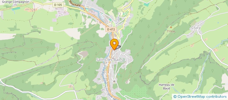 localisation de l'entreprise MADAME HELENE REALE à SALINS-LES-BAINS