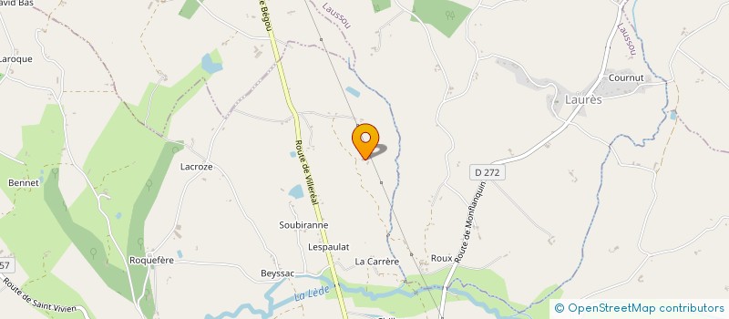 localisation de l'entreprise MADAME HELENE REIGNE  LAUSSOU