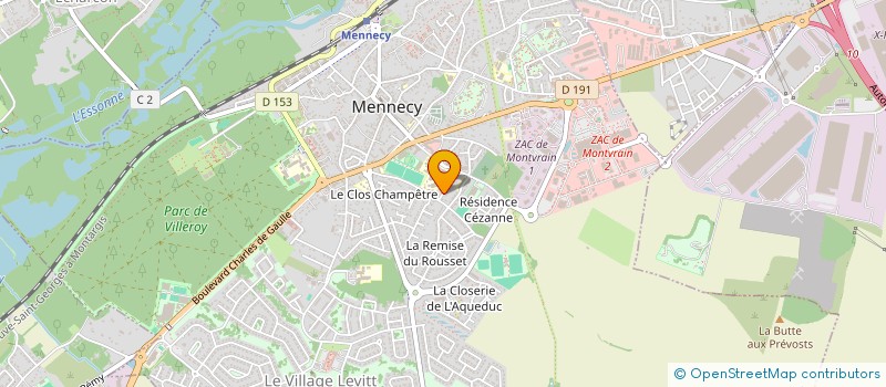 localisation de l'entreprise MADAME HELENE REMOUE à MENNECY