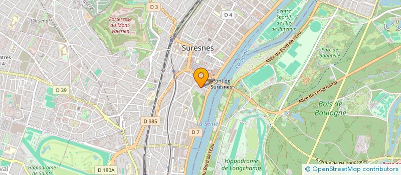 localisation de l'entreprise MADAME HELENE RENARD à SURESNES