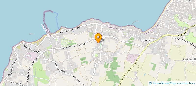 localisation de l'entreprise MADAME HELENE RENAUD à LA PLAINE-SUR-MER