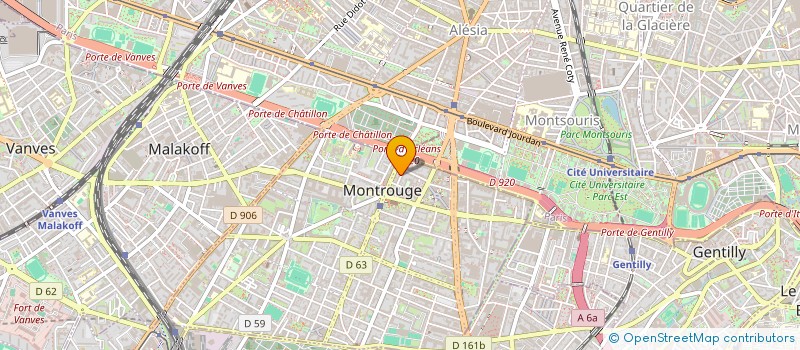 localisation de l'entreprise MADAME HELENE RENAULD à MONTROUGE