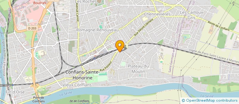 localisation de l'entreprise MADAME HELENE REPNINE  CONFLANS-SAINTE-HONORINE