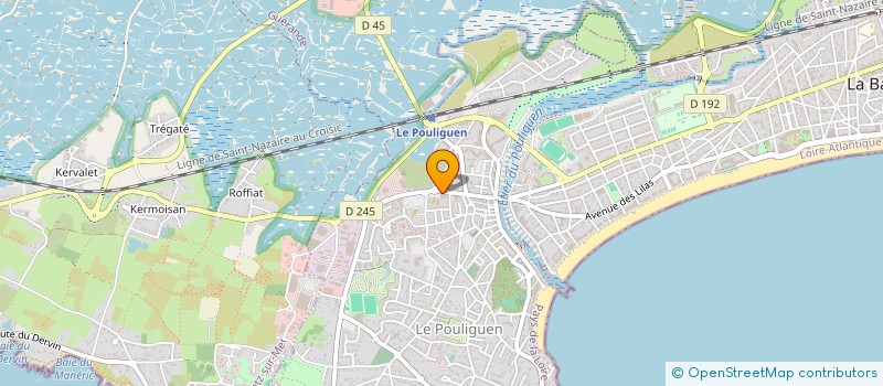 localisation de l'entreprise MADAME HELENE RETAILLE  LE POULIGUEN