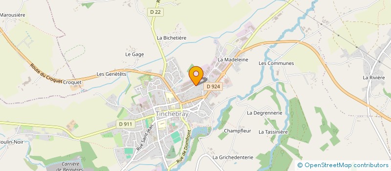 localisation de l'entreprise MADAME HELENE RETE à TINCHEBRAY-BOCAGE