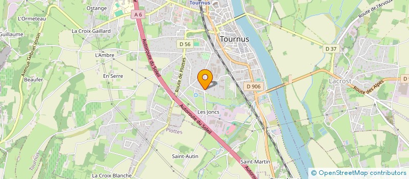 localisation de l'entreprise MADAME HELENE RETIERE à TOURNUS