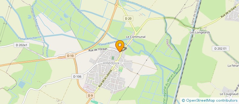 localisation de l'entreprise MADAME HELENE REVERDY  VILLEDOUX