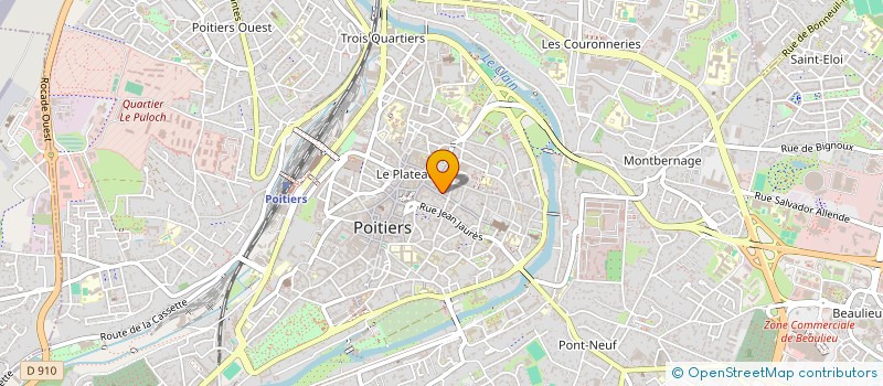 localisation de l'entreprise MADAME HELENE REYNAUD à POITIERS