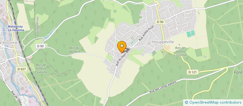 localisation de l'entreprise MADAME HELENE RICHARD  HOUPPEVILLE