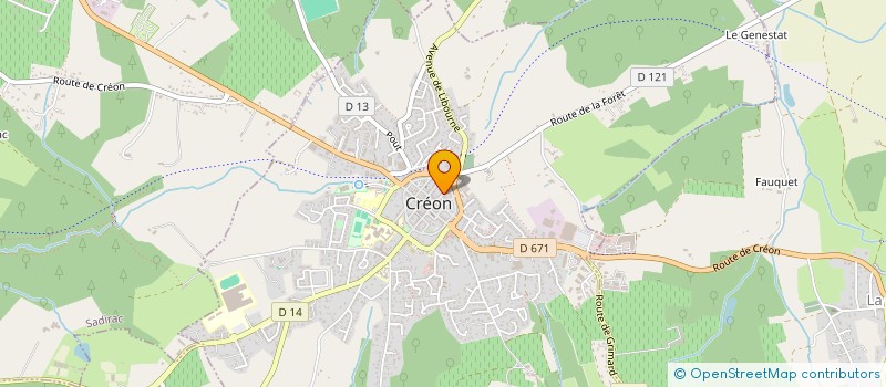 localisation de l'entreprise MADAME HELENE RICHARD  LESTIAC-SUR-GARONNE