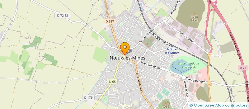localisation de l'entreprise MADAME HELENE RICHOU à NŒUX-LES-MINES