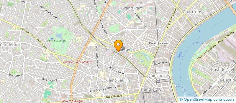 localisation de l'entreprise MADAME HELENE RIFFAUD  BORDEAUX