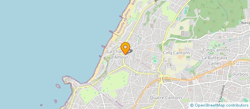 localisation de l'entreprise MADAME HELENE RIGAULT  ANGLET