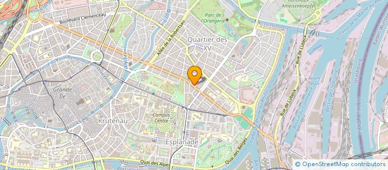 localisation de l'entreprise MADAME HELENE RIGOLLET  STRASBOURG