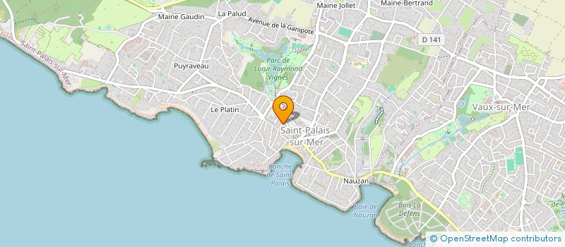localisation de l'entreprise MADAME HELENE RIMBERT à SAINT-PALAIS-SUR-MER