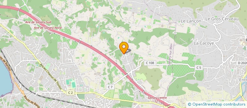 localisation de l'entreprise MADAME HELENE RINALDI  SANARY-SUR-MER