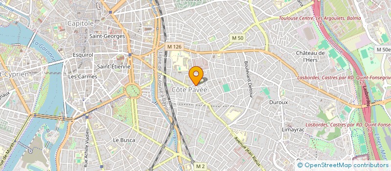 localisation de l'entreprise MADAME HELENE RIVIERE à TOULOUSE