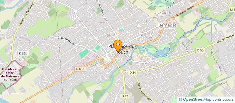 localisation de l'entreprise MADAME HELENE ROBERT  PLAISANCE-DU-TOUCH