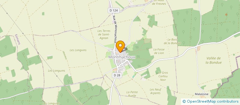 localisation de l'entreprise MADAME HELENE ROBERT  MONTMACHOUX