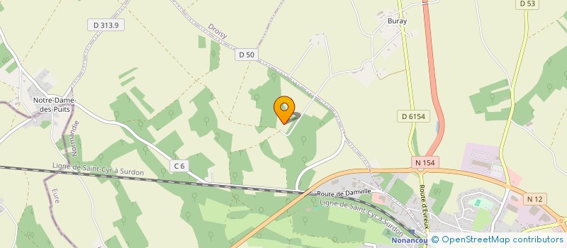 localisation de l'entreprise MADAME HELENE ROBINEAU  NONANCOURT