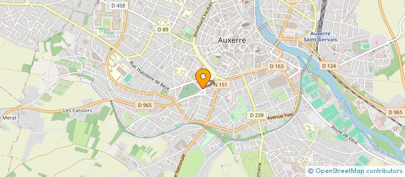 localisation de l'entreprise MADAME HELENE ROCHER à AUXERRE