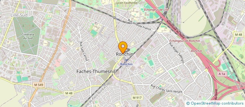 localisation de l'entreprise MADAME HELENE ROGER  RONCHIN