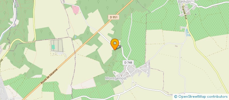 localisation de l'entreprise MADAME HELENE ROLLET  MONTGENOST