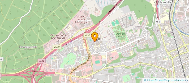 localisation de l'entreprise MADAME HELENE ROPION  MAXEVILLE