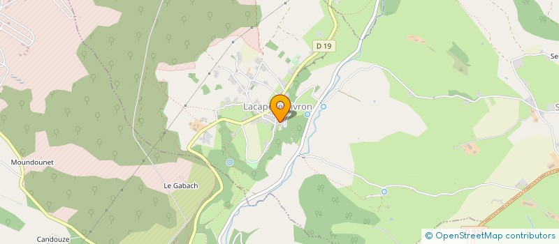 localisation de l'entreprise MADAME HELENE ROSSIGNOL  PUYLAGARDE