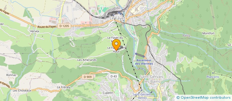 localisation de l'entreprise MADAME HELENE ROTH à SAINT-GERVAIS-LES-BAINS