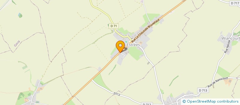 localisation de l'entreprise MADAME HELENE ROUANET  ESTREES